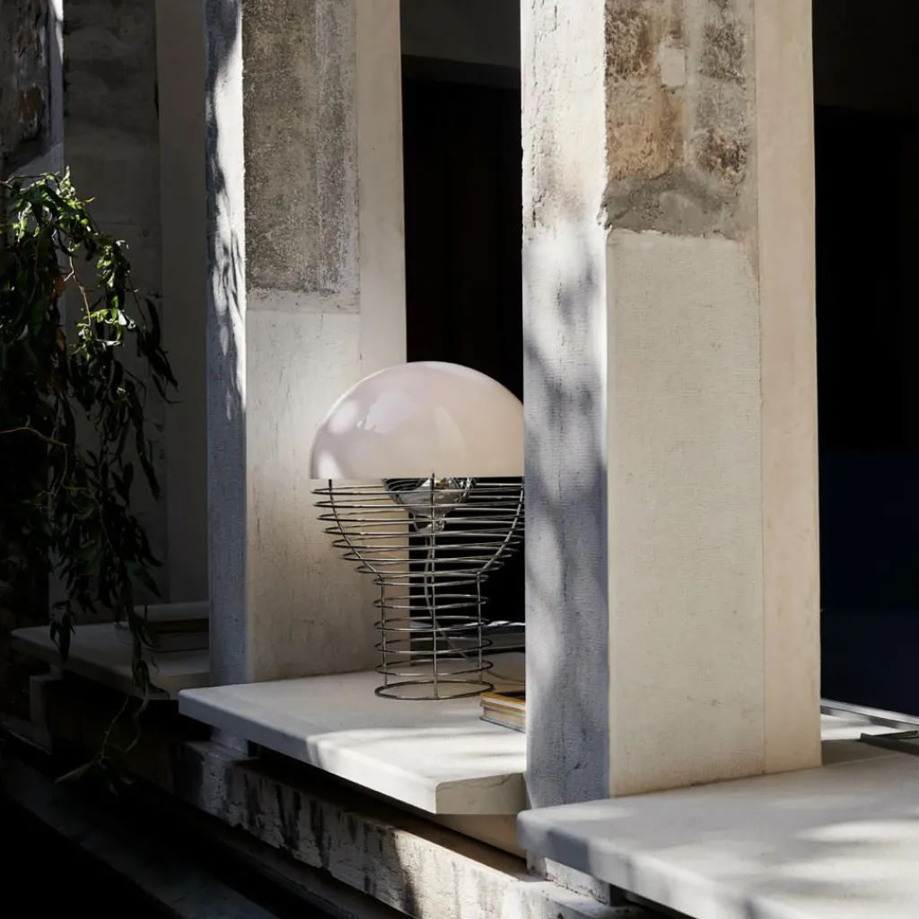 Nachttischleuchten^Verpan Wire Tischleuchte Ø 40cm