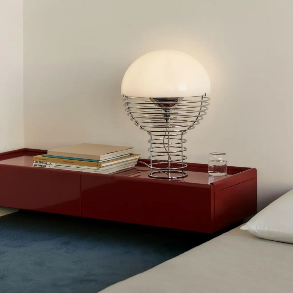 Nachttischleuchten^Verpan Wire Tischleuchte Ø 40cm