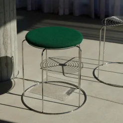 Hocker^&Tradition Wire VP11 Hocker mit Sitzauflage