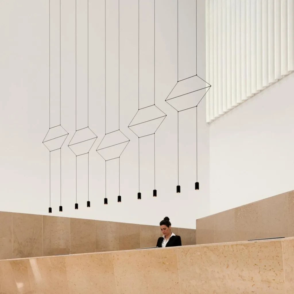 Pendelleuchten^Vibia Wireflow Lineal 0325 LED Pendelleuchte