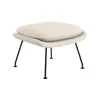 Hocker^Knoll International Womb Relax Ottomane / Hocker Gestell schwarz