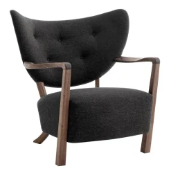 &Tradition Wulff ATD2 Lounge Chair Gestell Walnuss| Sessel