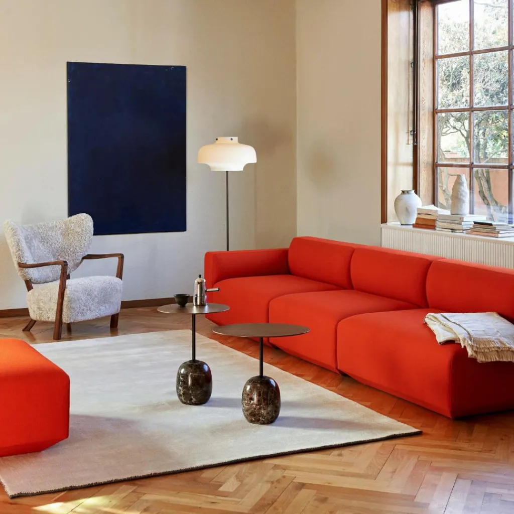 &Tradition Wulff ATD2 Lounge Chair Gestell Walnuss| Sessel