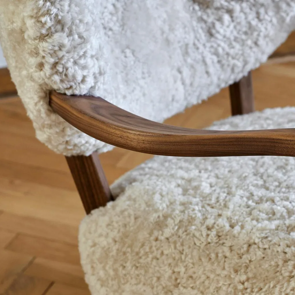 &Tradition Wulff ATD2 Lounge Chair Gestell Walnuss| Sessel