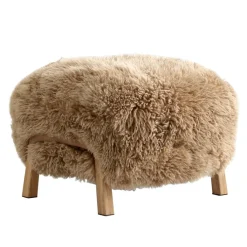 Hocker^&Tradition Wulff ATD3 Pouf Gestell Eiche