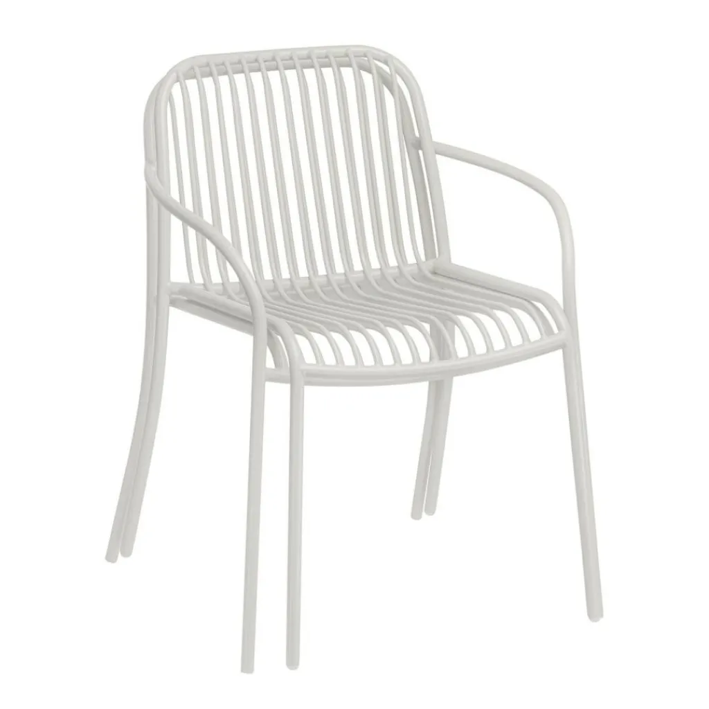 Blomus Yua Wire Outdoor Armlehnstuhl 2er Set| Stühle|Gartenstühle