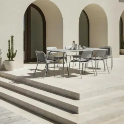 Blomus Yua Wire Outdoor Armlehnstuhl 2er Set| Stühle|Gartenstühle