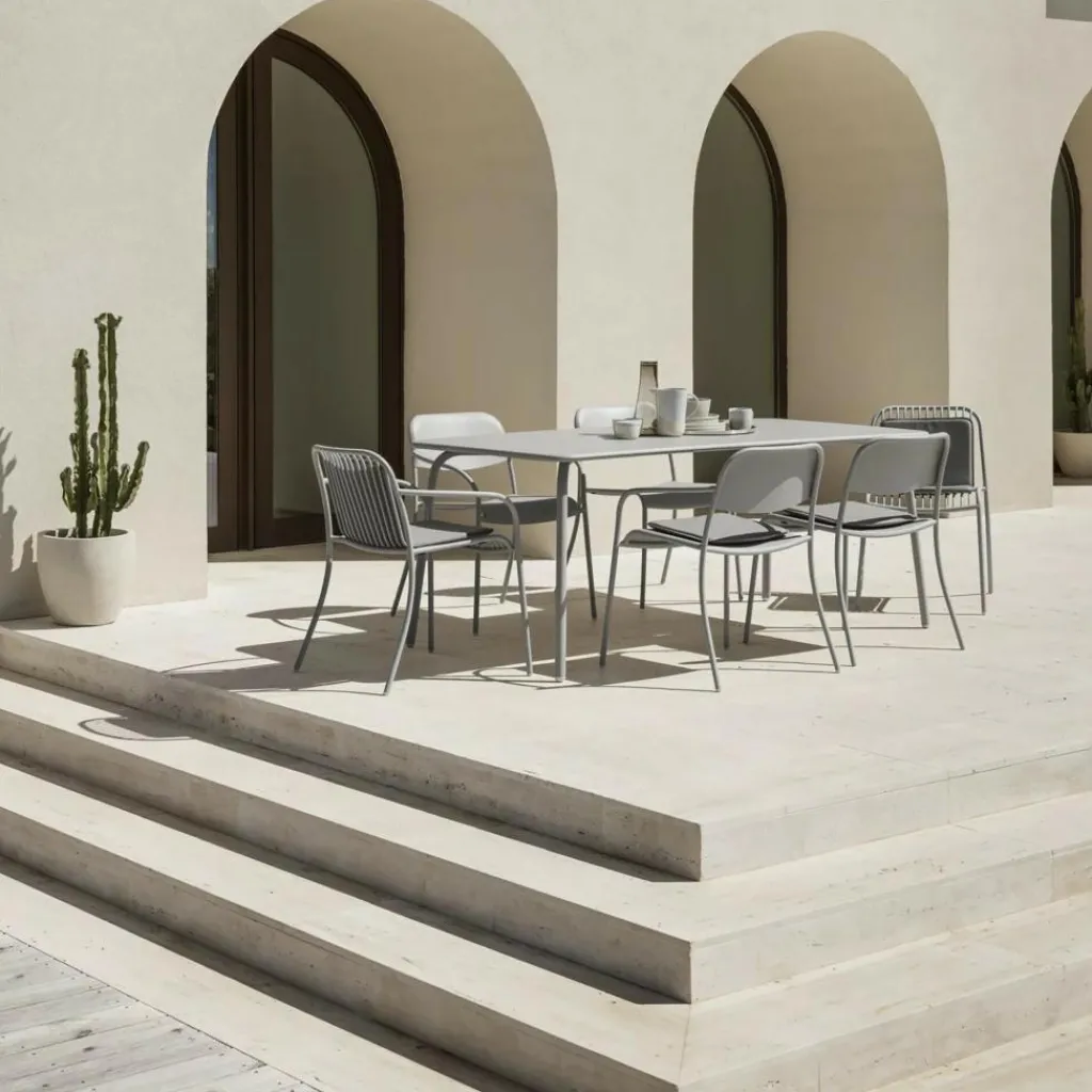 Blomus Yua Wire Outdoor Armlehnstuhl 2er Set| Stühle|Gartenstühle