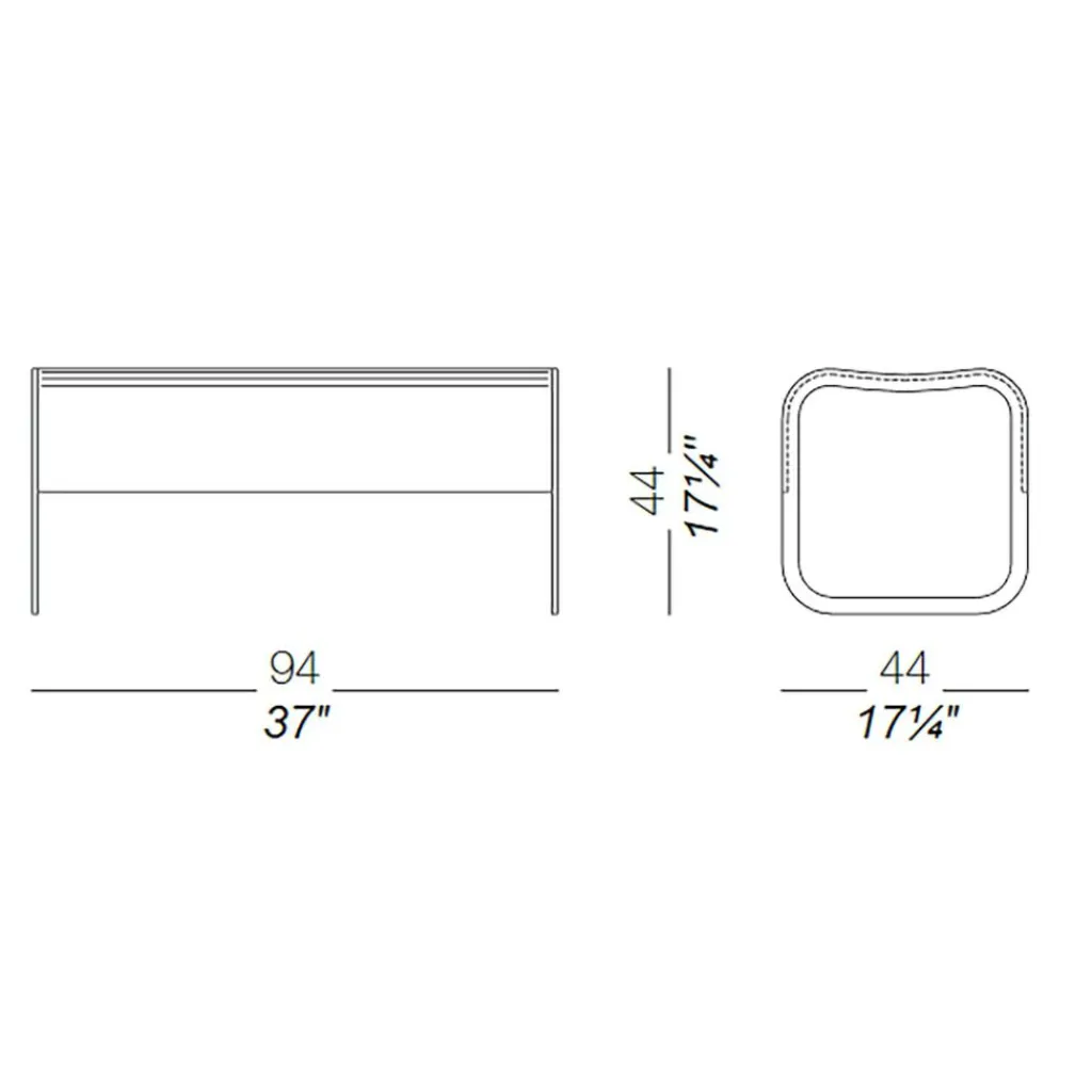 Bänke^Lapalma Za-2 S13 Bank Gestell stapelbar schwarz