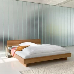 OUT Objekte unserer Tage Zians Large Doppelbett 180x200cm mit Kopfteil| Betten