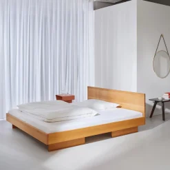 Betten^OUT Objekte unserer Tage Zians Medium Doppelbett 160x200cm mit Kopfteil