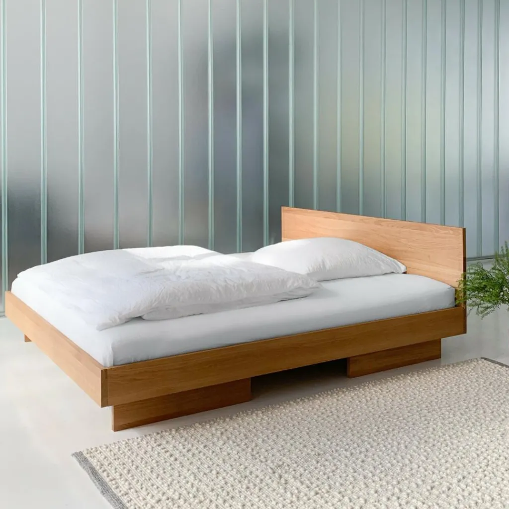 Betten^OUT Objekte unserer Tage Zians Medium Doppelbett 160x200cm mit Kopfteil