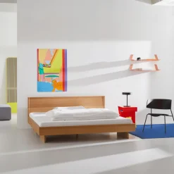 OUT Objekte unserer Tage Zians Small mit Kopfteil Doppelbett 140x200cm| Betten