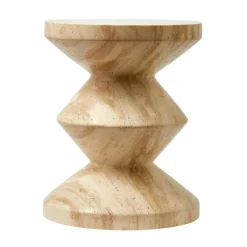 pols potten Zig Zag Hocker Travertin| Hocker