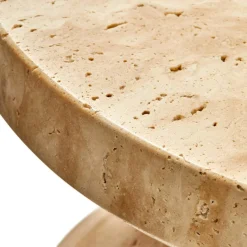 pols potten Zig Zag Hocker Travertin| Hocker